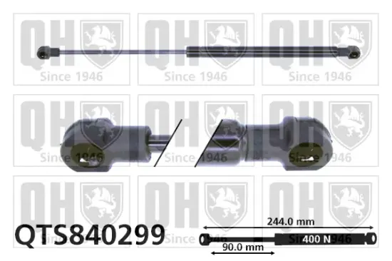 Gasfeder, Motorhaube QUINTON HAZELL QTS840299 Bild Gasfeder, Motorhaube QUINTON HAZELL QTS840299