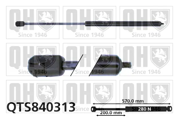Gasfeder, Motorhaube QUINTON HAZELL QTS840313