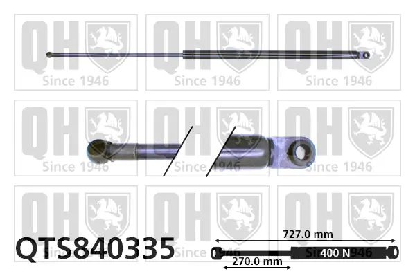 Gasfeder, Koffer-/Laderaum QUINTON HAZELL QTS840335