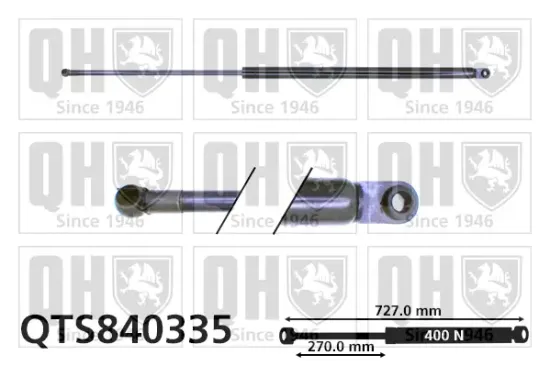 Gasfeder, Koffer-/Laderaum QUINTON HAZELL QTS840335 Bild Gasfeder, Koffer-/Laderaum QUINTON HAZELL QTS840335