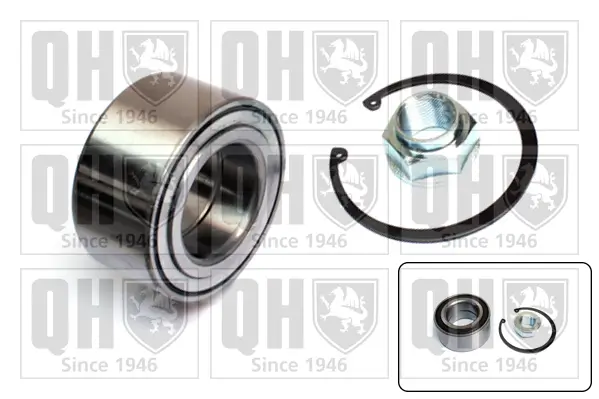 Radlagersatz Vorderachse QUINTON HAZELL QWB1431