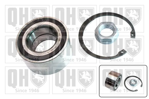 Radlagersatz Vorderachse QUINTON HAZELL QWB1441