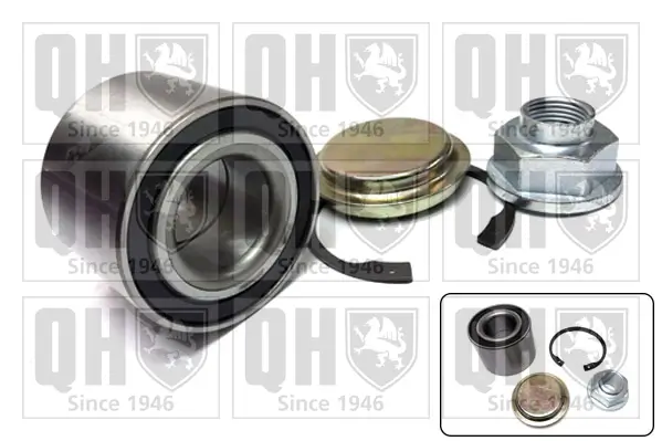 Radlagersatz Hinterachse QUINTON HAZELL QWB1559