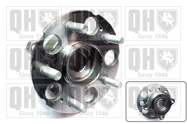 Radlagersatz Hinterachse QUINTON HAZELL QWB1566