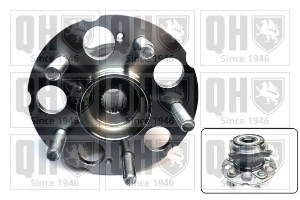 Radlagersatz Hinterachse QUINTON HAZELL QWB1639