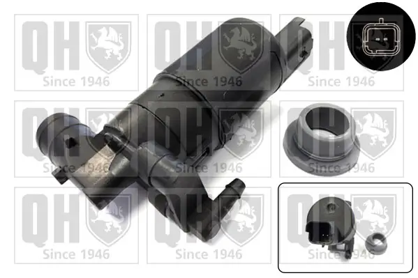 Waschwasserpumpe, Scheibenreinigung 12 V QUINTON HAZELL QWP035