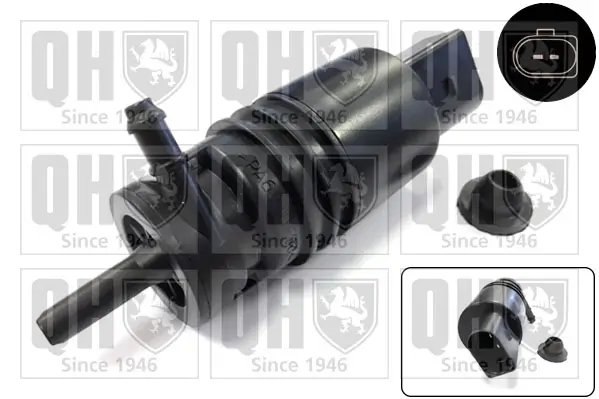 Waschwasserpumpe, Scheibenreinigung 12 V QUINTON HAZELL QWP039