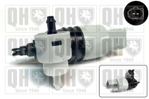 Waschwasserpumpe, Scheibenreinigung 12 V QUINTON HAZELL QWP080
