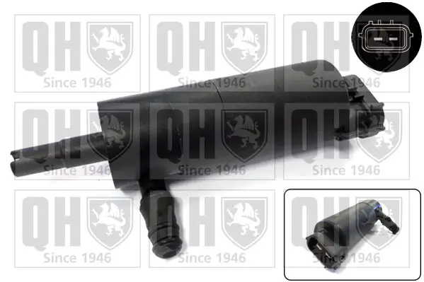 Waschwasserpumpe, Scheibenreinigung 12 V QUINTON HAZELL QWP084