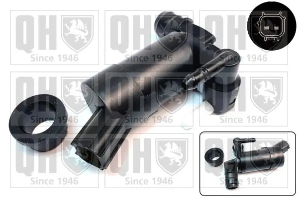 Waschwasserpumpe, Scheibenreinigung 12 V QUINTON HAZELL QWP091