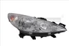 Hauptscheinwerfer links TYC 20-1060-00-21