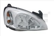 Hauptscheinwerfer links TYC 20-6066-40-21