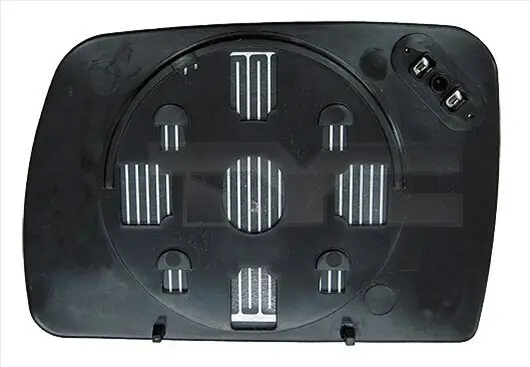 Spiegelglas, Außenspiegel rechts TYC 303-0125-1