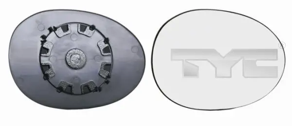 Spiegelglas, Außenspiegel links TYC 305-0116-1
