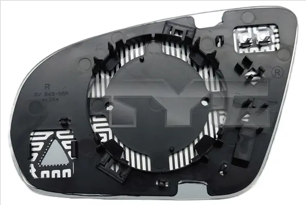 Spiegelglas, Außenspiegel links TYC 321-0132-1