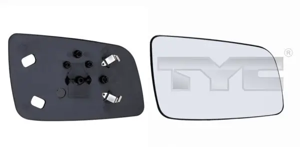 Spiegelglas, Außenspiegel rechts TYC 325-0013-1