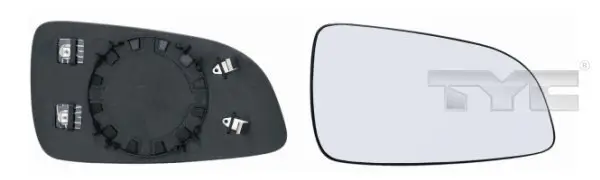 Spiegelglas, Außenspiegel rechts TYC 325-0059-1