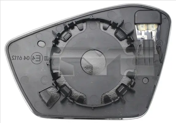 Spiegelglas, Außenspiegel links TYC 332-0100-1