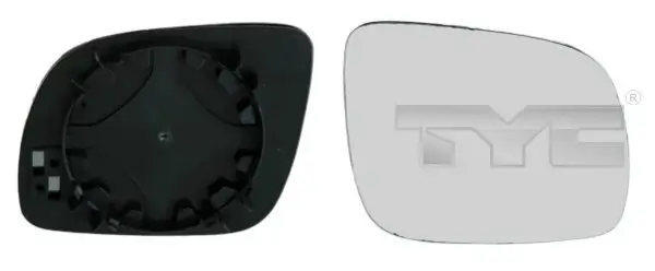 Spiegelglas, Außenspiegel rechts TYC 337-0013-1