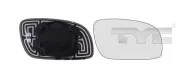 Spiegelglas, Außenspiegel rechts TYC 337-0165-1