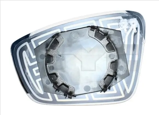 Spiegelglas, Außenspiegel rechts TYC 337-0225-1