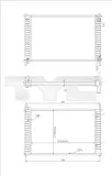 Kühler, Motorkühlung TYC 710-0030-R