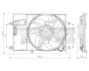 Lüfter, Motorkühlung TYC 809-0018