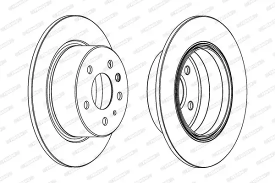 Bremsscheibe FERODO DDF003 Bild Bremsscheibe FERODO DDF003