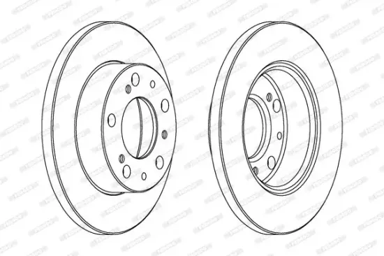 Bremsscheibe FERODO DDF063 Bild Bremsscheibe FERODO DDF063