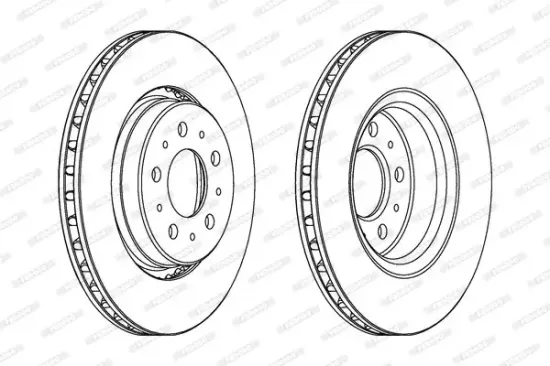 Bremsscheibe Vorderachse FERODO DDF1031 Bild Bremsscheibe Vorderachse FERODO DDF1031