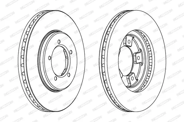 Bremsscheibe FERODO DDF1039 Bild Bremsscheibe FERODO DDF1039