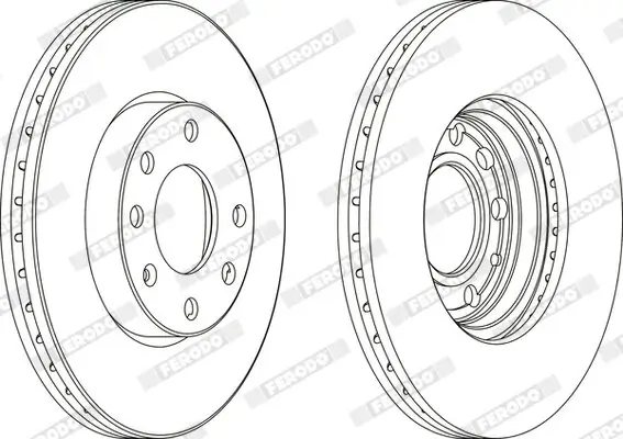 Bremsscheibe FERODO DDF1766C-1