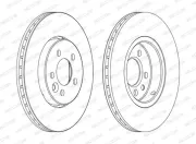 Bremsscheibe Vorderachse FERODO DDF1080C