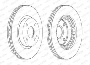Bremsscheibe Vorderachse FERODO DDF1105C