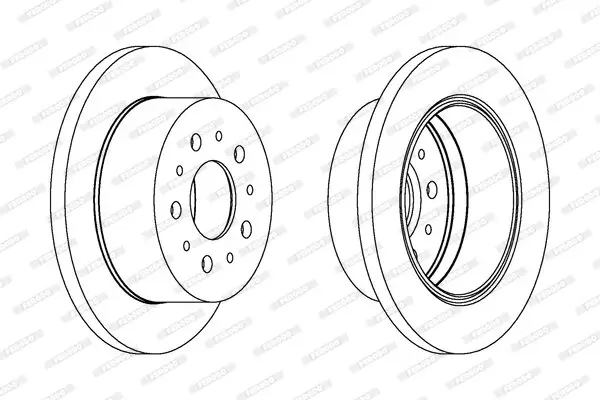 Bremsscheibe FERODO DDF1144C