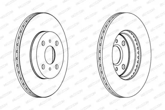 Bremsscheibe Vorderachse FERODO DDF1149C Bild Bremsscheibe Vorderachse FERODO DDF1149C