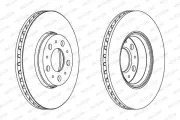 Bremsscheibe Vorderachse FERODO DDF1163C