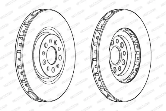 Bremsscheibe Vorderachse FERODO DDF1180 Bild Bremsscheibe Vorderachse FERODO DDF1180
