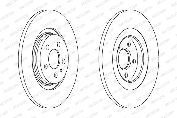 Bremsscheibe FERODO DDF1181C Bild Bremsscheibe FERODO DDF1181C