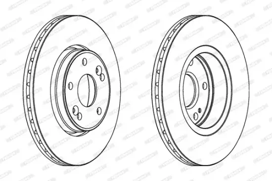 Bremsscheibe Vorderachse FERODO DDF1182 Bild Bremsscheibe Vorderachse FERODO DDF1182