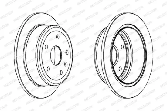Bremsbelagsatz, Scheibenbremse FERODO FDB4613 Bild Bremsbelagsatz, Scheibenbremse FERODO FDB4613