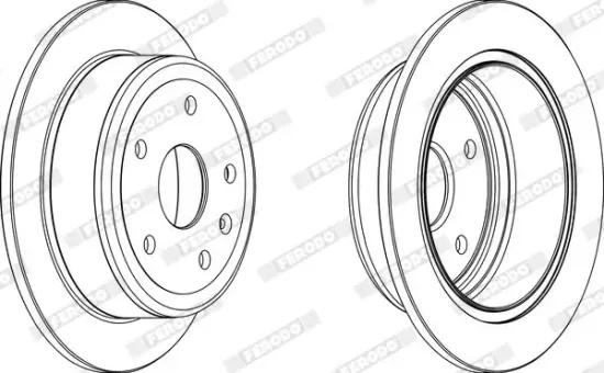 Bremsbelagsatz, Scheibenbremse FERODO FDB4613 Bild Bremsbelagsatz, Scheibenbremse FERODO FDB4613