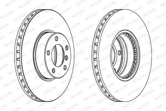 Bremsscheibe FERODO DDF1202C-1 Bild Bremsscheibe FERODO DDF1202C-1
