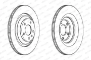 Bremsscheibe Hinterachse FERODO DDF1240C