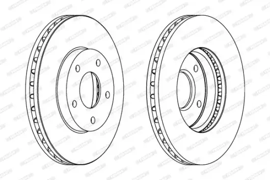 Bremsscheibe FERODO DDF1249C Bild Bremsscheibe FERODO DDF1249C