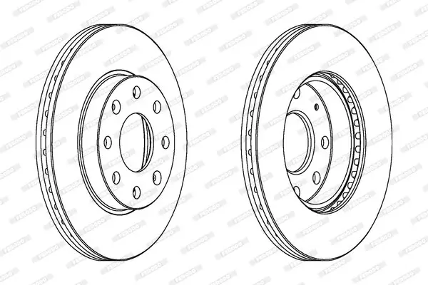 Bremsscheibe FERODO DDF1279C