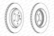 Bremsscheibe Hinterachse FERODO DDF1280C