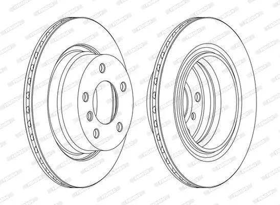 Bremsscheibe FERODO DDF1285C
