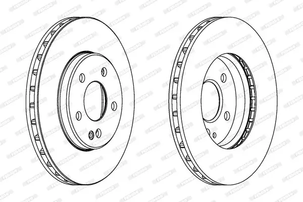 Bremsscheibe FERODO DDF1316C Bild Bremsscheibe FERODO DDF1316C