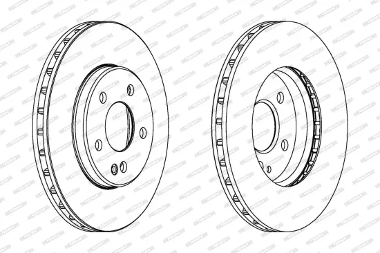 Bremsscheibe Hinterachse FERODO DDF1729-1 Bild Bremsscheibe Hinterachse FERODO DDF1729-1